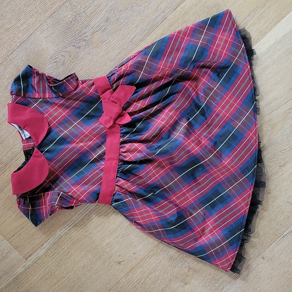 Holiday plaid dress